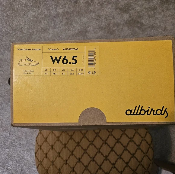 🎉HPx3🎉 Allbirds Black Wool Dasher Mizzle - Picture 6 of 7